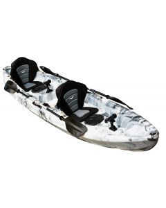 EZ365 Double Kayak-White-Black