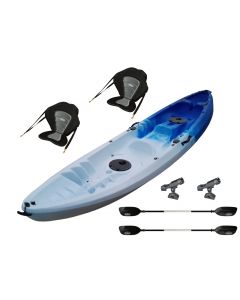 EZ365 Double Kayak-Blue-White