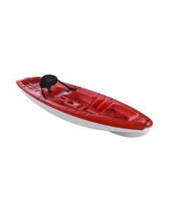 EasyYak 2.55m Single Fishing Kayak Red-White