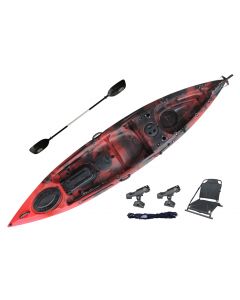 FishMaster Elite4 Kayak-Red-Black