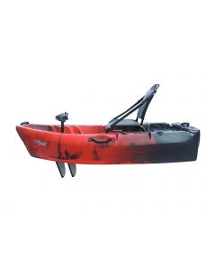 FishMaster Pluto Pedal Kayak Red-Black