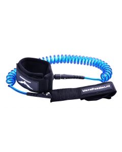 SUP Leash 9ft Coiled Blue