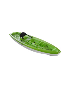 EasyYak 2.55m Single Fishing Kayak Green-White