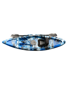 EZ300 Fishing Kayak Blue-White-Black